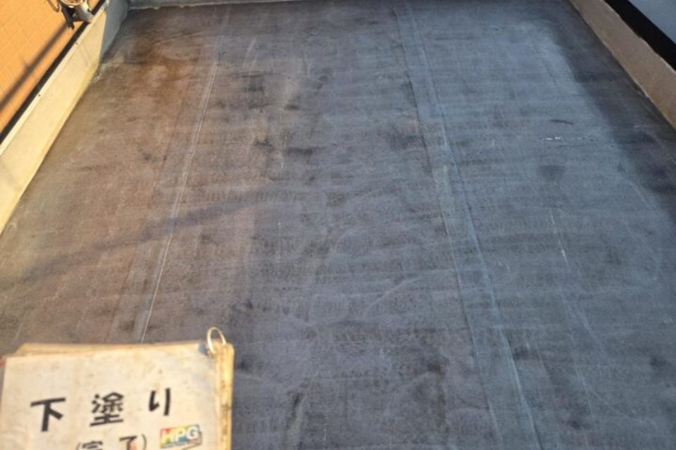 倉敷市中畝　アパートM様　屋根塗装・屋上防水工事の画像