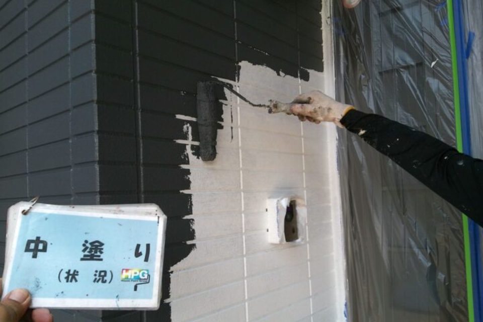 浅口市　外壁塗装工事の画像