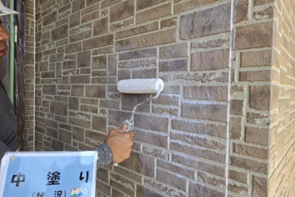 浅口市　外壁塗装工事の画像