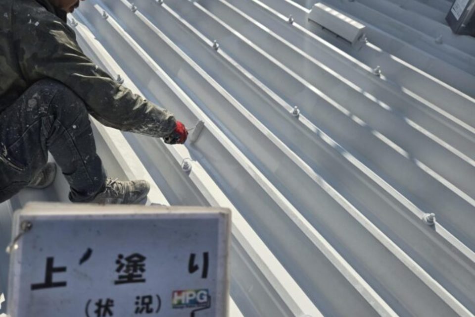 浅口市金光町　アパートS様　屋根塗装工事の画像