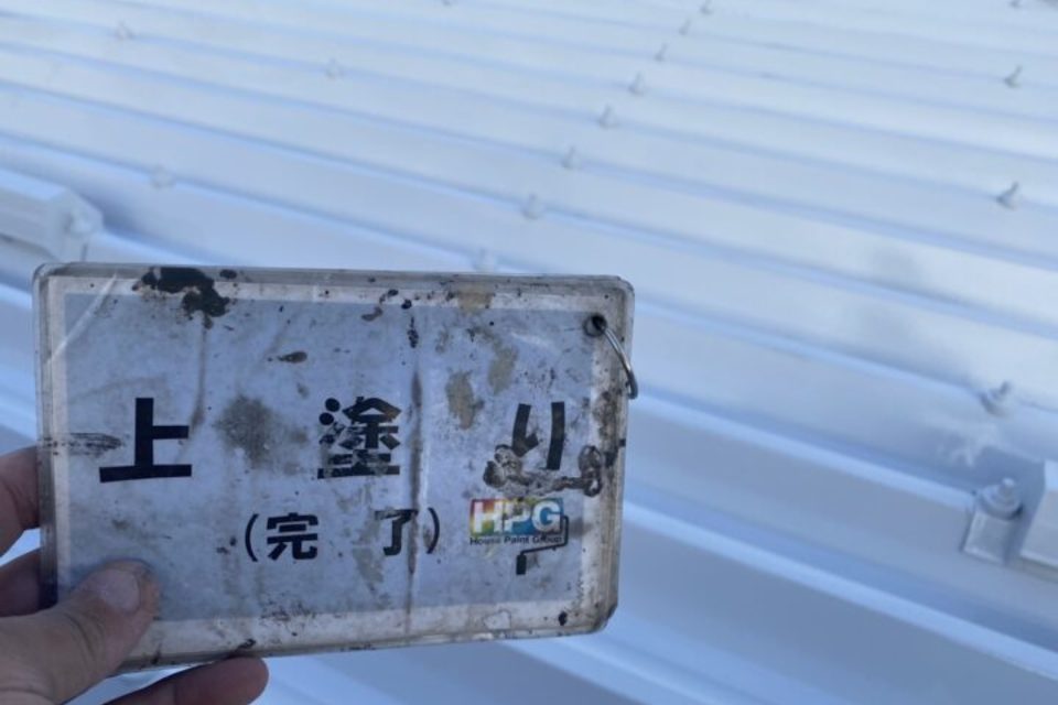 浅口市金光町　アパートS様　屋根塗装工事の画像