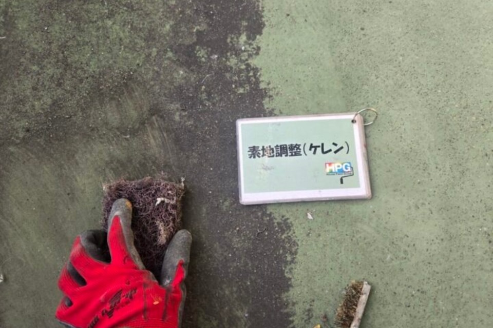 倉敷市　I様邸　ベランダ防水・波板新設工事の画像
