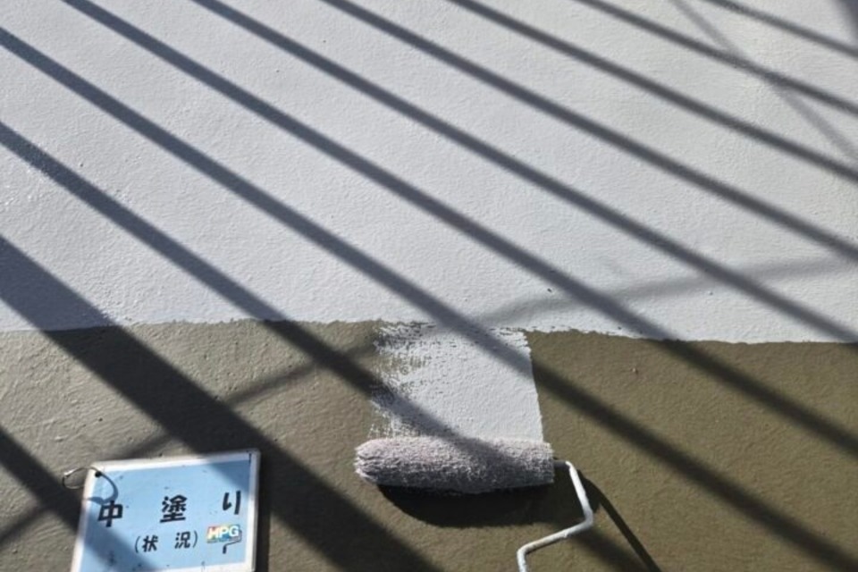 倉敷市　I様邸　ベランダ防水・波板新設工事の画像