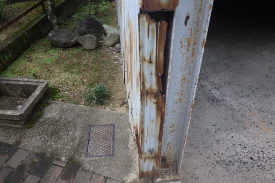 笠岡市　F様邸　車庫塗装工事の画像