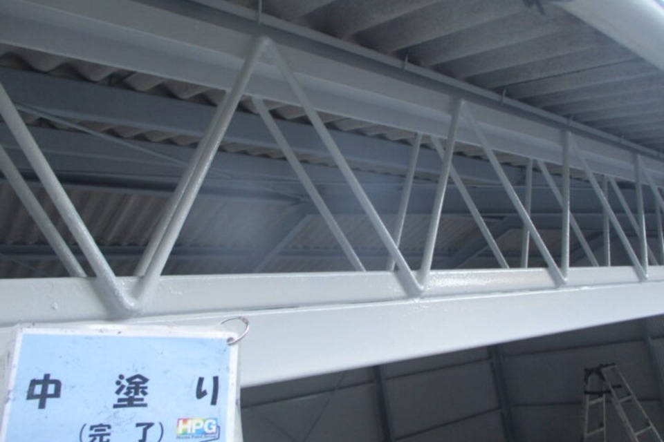 笠岡市　F様邸　車庫塗装工事の画像
