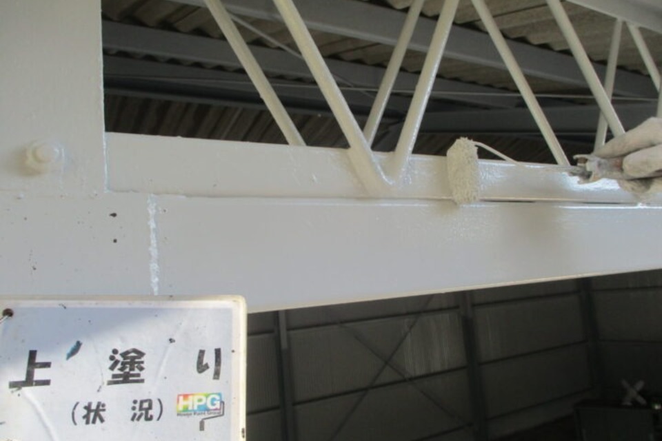 笠岡市　F様邸　車庫塗装工事の画像
