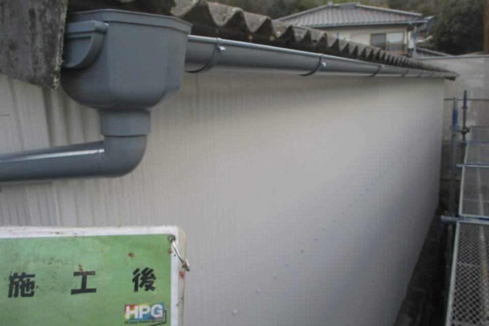 笠岡市　F様邸　車庫塗装工事の画像