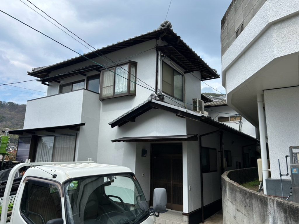 倉敷市児島M様邸　外壁塗装工事の画像