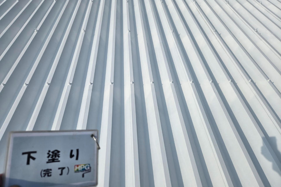 浅口市鴨方町T様　屋根塗装工事の画像