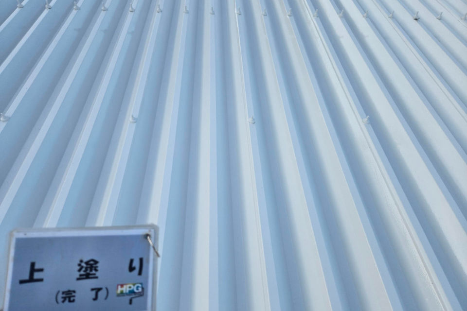 浅口市鴨方町T様　屋根塗装工事の画像