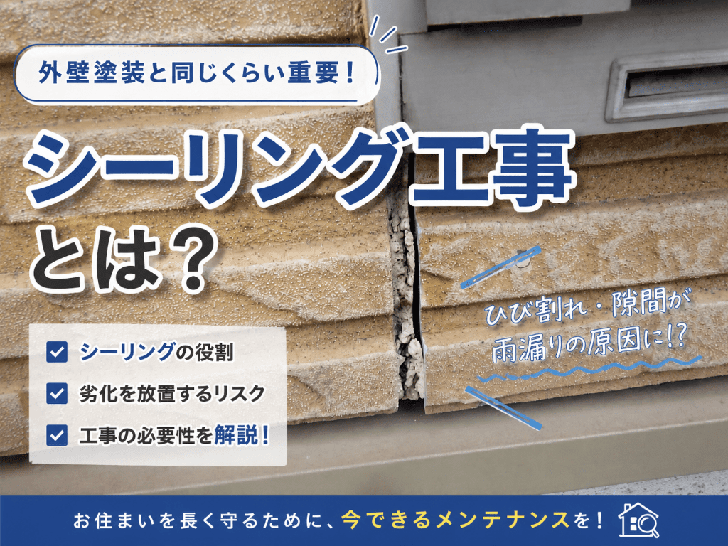 シーリング工事とは？のサムネイル画像