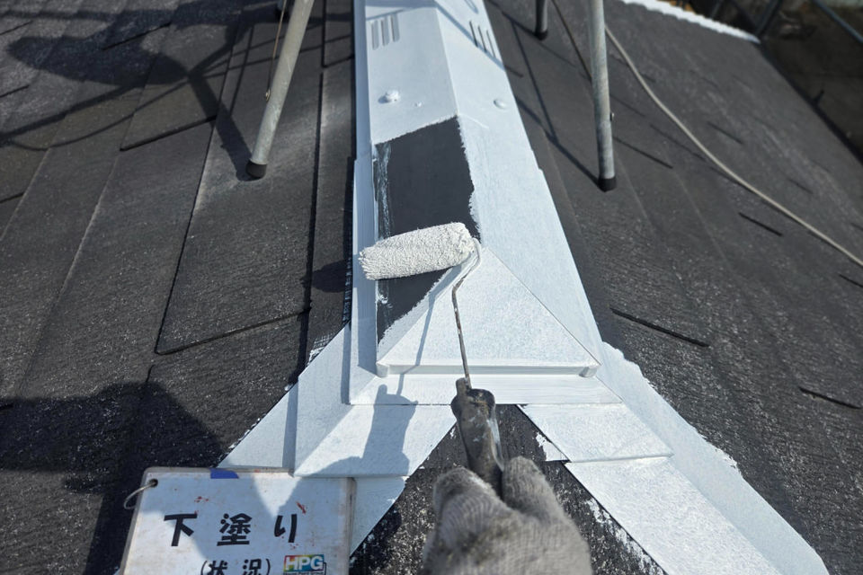 浅口市金光町アパートG様　屋根塗装工事の画像