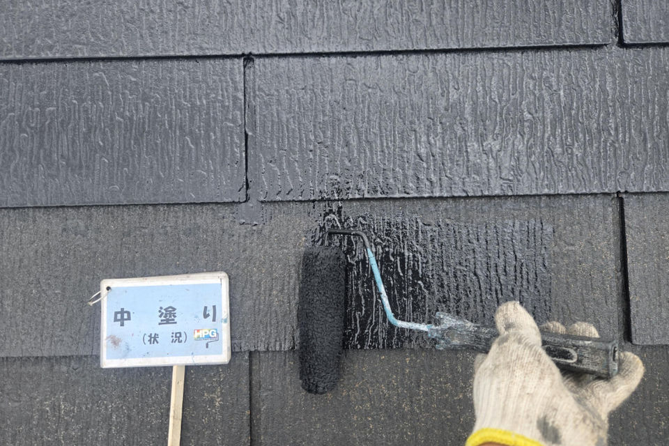 浅口市金光町アパートG様　屋根塗装工事の画像