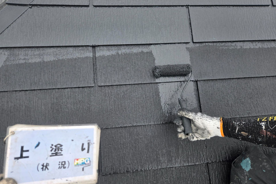 浅口市金光町アパートG様　屋根塗装工事の画像