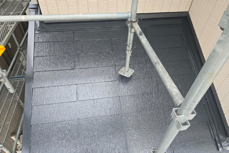 浅口市金光町アパートG様　屋根塗装工事の画像