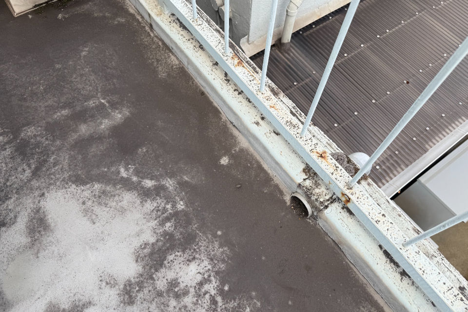 倉敷市水島店舗N様　車庫・倉庫屋根塗装工事の画像