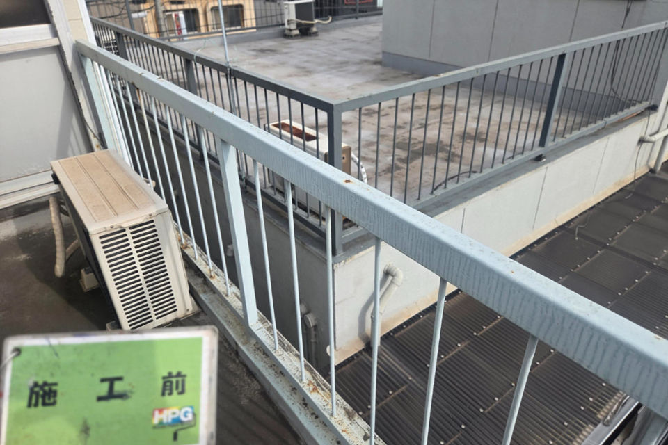 倉敷市水島店舗N様　車庫・倉庫屋根塗装工事の画像