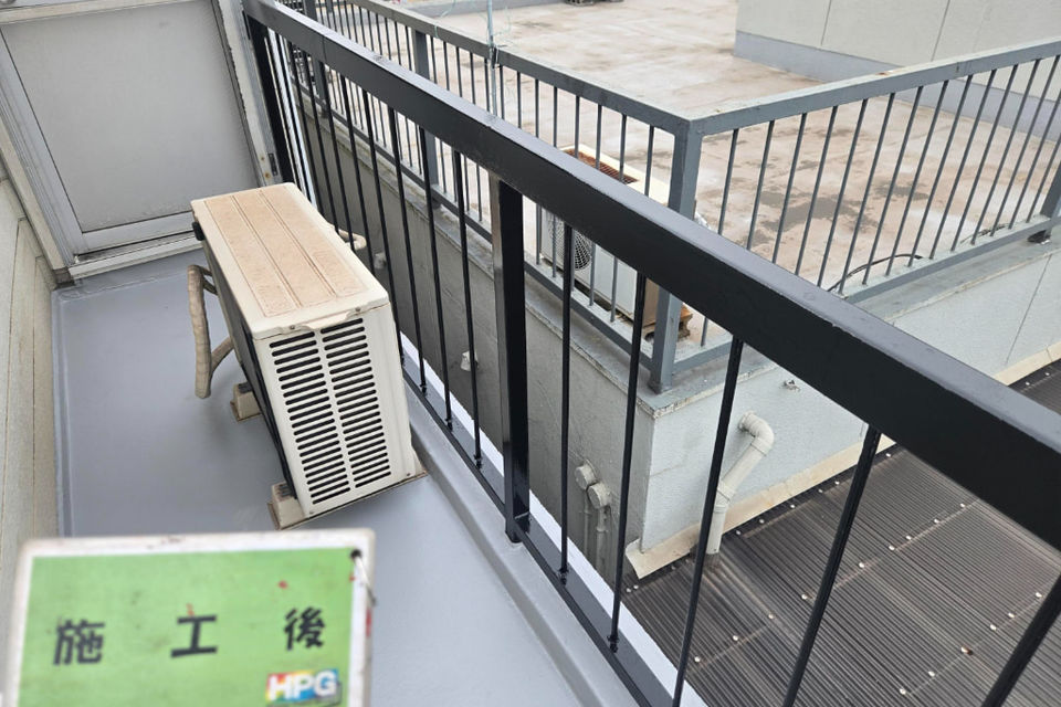 倉敷市水島店舗N様　車庫・倉庫屋根塗装工事の画像