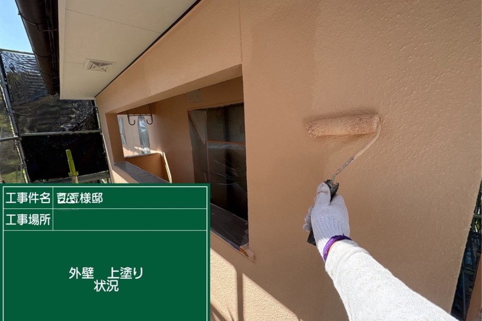 倉敷市尾原F様邸　外壁塗装工事の画像