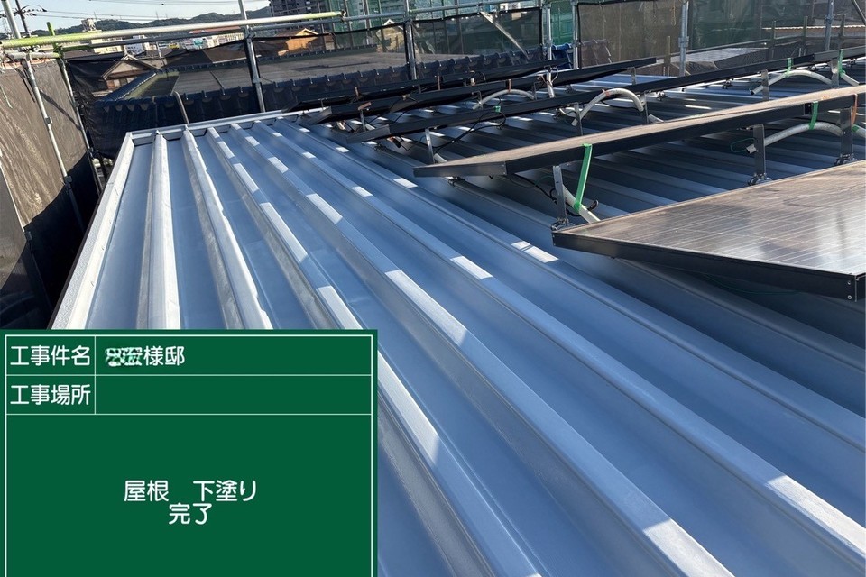 倉敷市中島M様　屋根・外壁塗装工事の画像