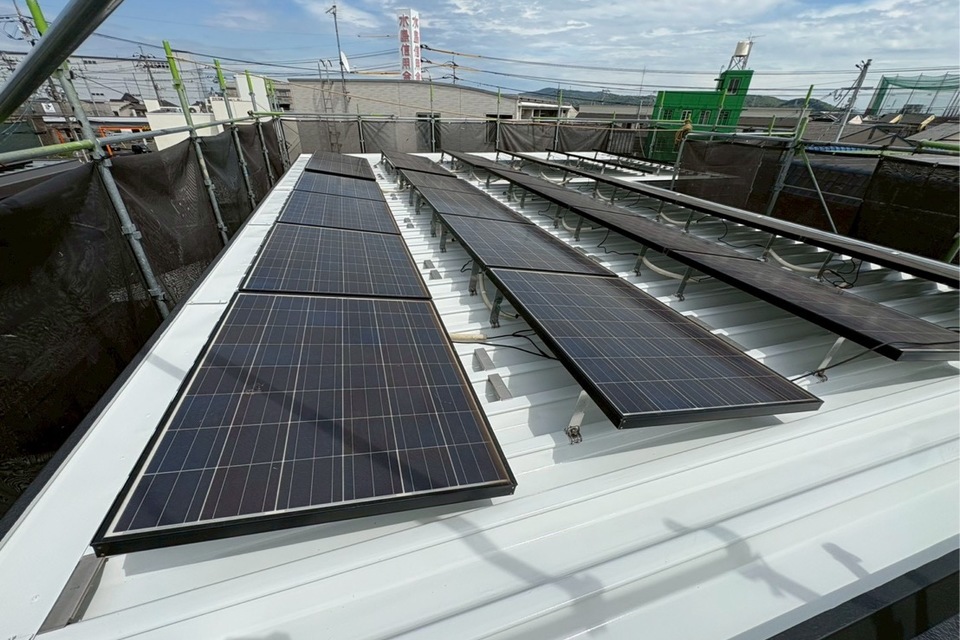 倉敷市中島M様　屋根・外壁塗装工事の画像