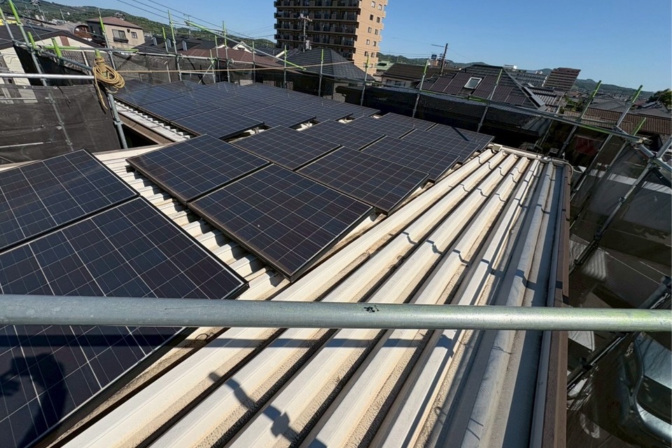 倉敷市中島M様　屋根・外壁塗装工事の画像