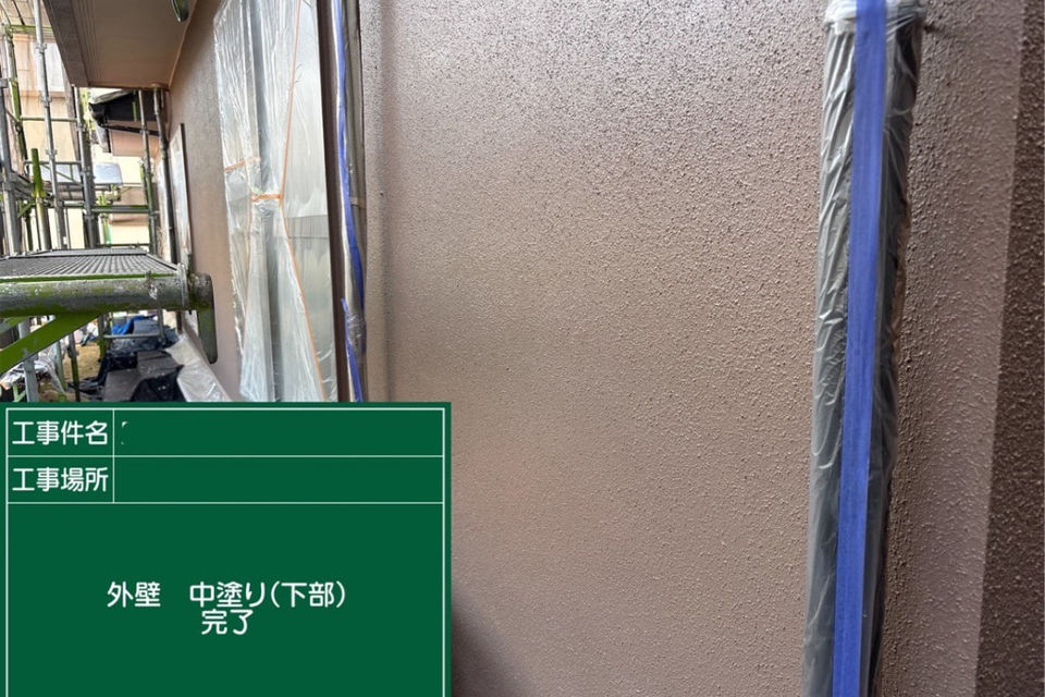 総社市N様邸　外壁塗装工事の画像