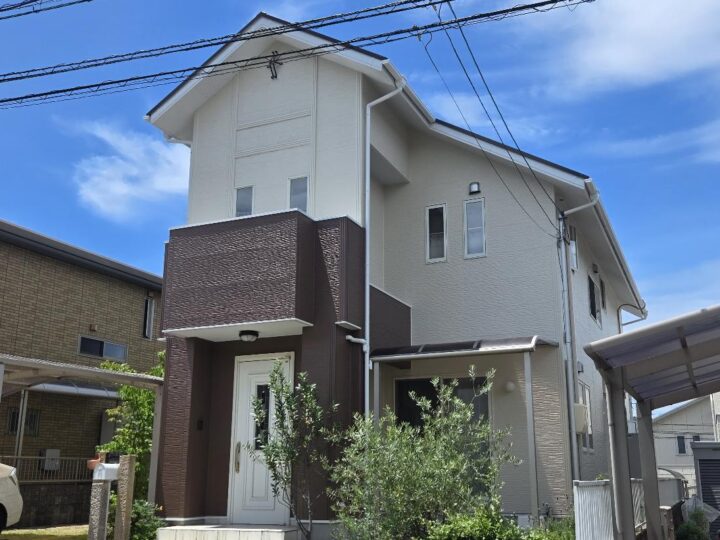 倉敷市児島　Ａ様邸　屋根・外壁塗装工事