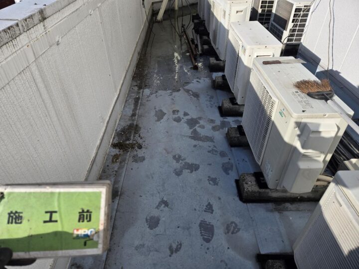 倉敷市　Y様ビル　屋上防水工事　