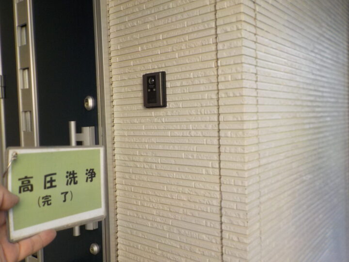 高圧洗浄完了