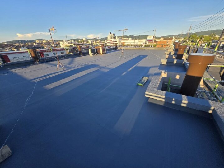 倉敷市神田　ビルK様　外壁塗装・屋上防水工事