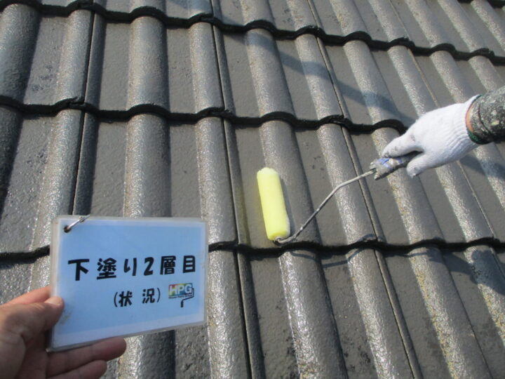 下塗り2層目