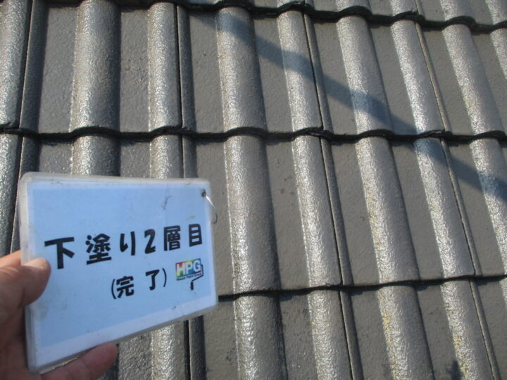 下塗り2層目完了