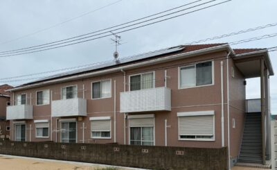 倉敷市　アパートA様　外壁塗装工事