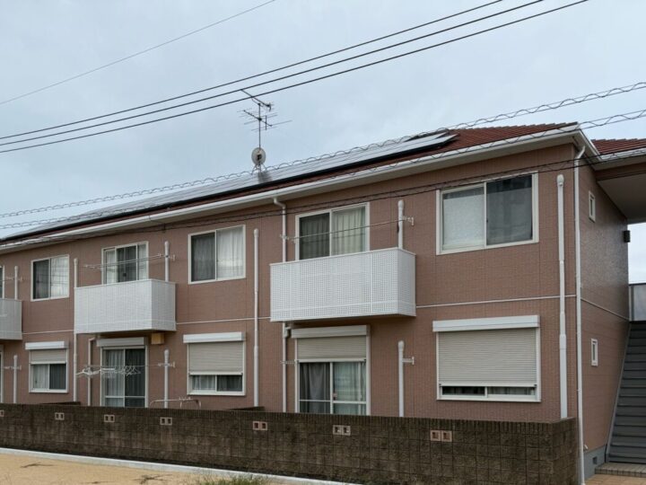 倉敷市　アパートA様　外壁塗装工事