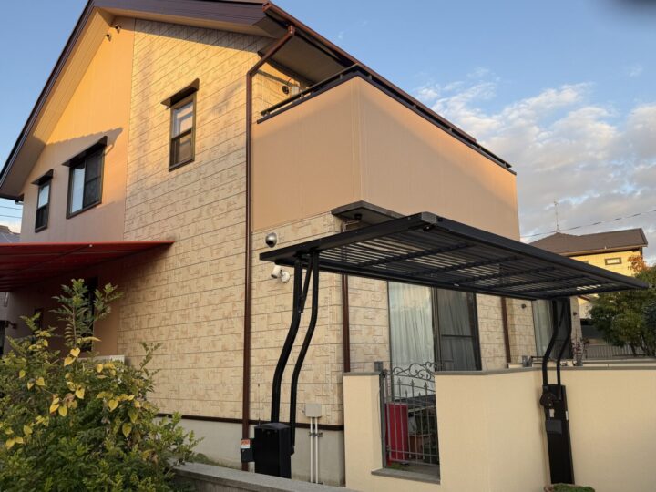 倉敷市水江　M様邸　屋根・外壁塗装工事