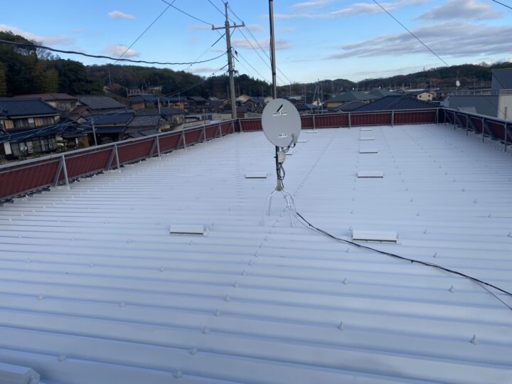 浅口市金光町　アパートS様　屋根塗装工事
